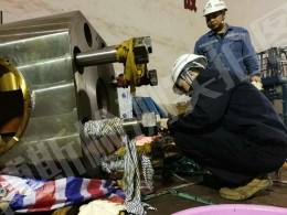 百龍灘電廠(chǎng)1號(hào)機(jī)組轉(zhuǎn)輪接力器活塞桿超聲檢測(cè)