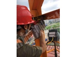廣西欽州浦北，奧園廣場塔吊焊縫檢測，磁粉探傷